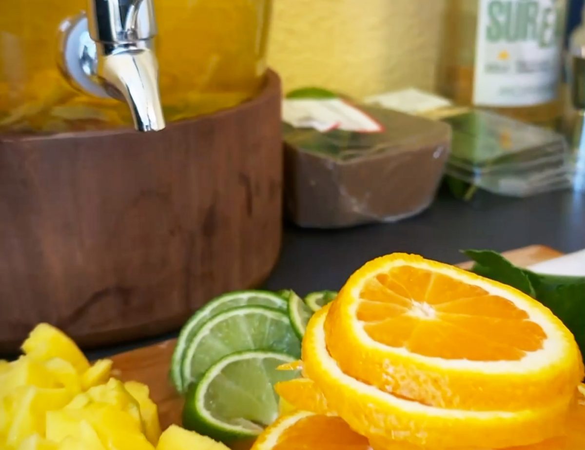 Chilled Mango Tango thé froid orange mangue chanvre thé glacé maison